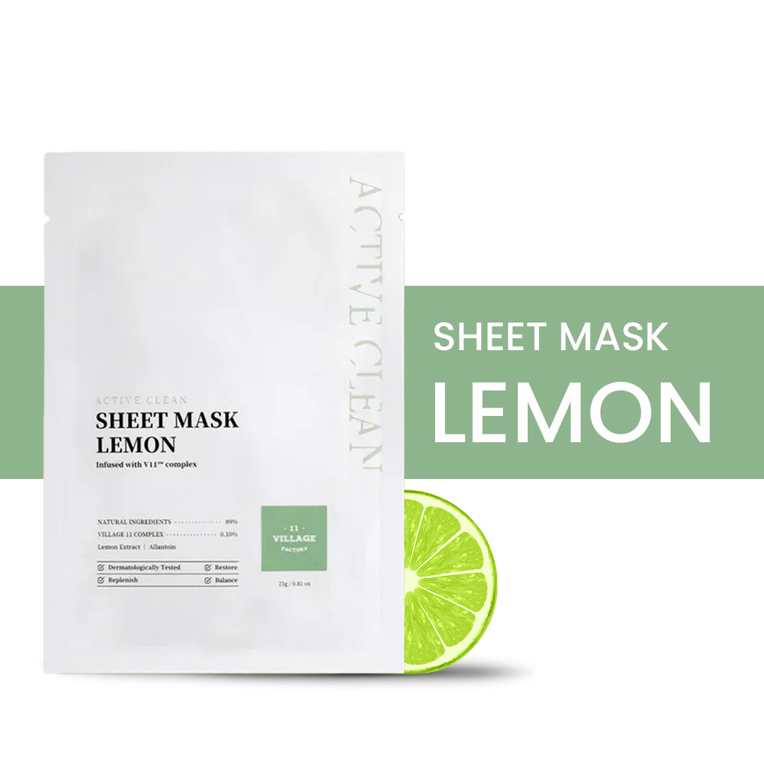 ACTIVE CLEAN SHEET MASK Lemon (23 gm)